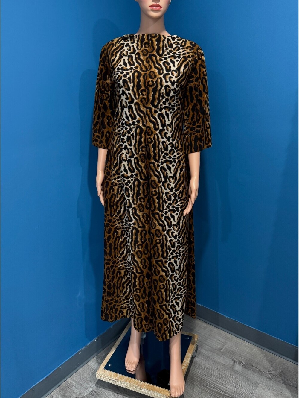 Vintage Dela-Ann Leopard Print Jumpsuit